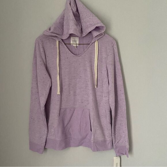 Alfani Intimates Women’s Long Sleeve Hoodie Purple Casual Top XS - Picture 1 of 3